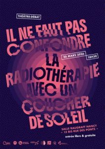 Il ne faut pas confondre la radiothérapie avec un coucher de soleil